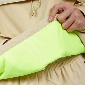 เสื้อแจ็กเก็ตกันน้ำกันลมมีซิปสำหรับผู้ชายผ้าแคนวาสสำหรับฤดูหนาวน้ำหนักเบาออกแบบได้ตามต้องการ - Product Image 5