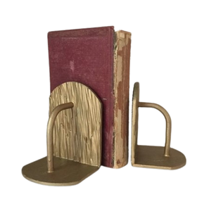 Sujetalibros de Metal con anillo pulido dorado moderno, soporte decorativo personalizado, extremos de libro, sujetalibros de oficina en casa, estantes para libros pesados - Product Image 3