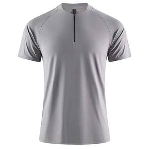 Polos de media cremallera para hombre de alta calidad, cómodos polos de algodón de talla grande, diseño elegante, transpirables y de secado rápido para hombre - Product Image 4