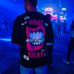 Camiseta de Manga Corta para Hombre, Personalizada, de Algodón Orgánico Sólido, Cálida, Transpirable, Ecológica, de Corte Regular, Cuello Redondo - Product Image 6