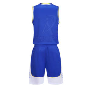 Último estilo transpirable más tamaño verano baloncesto uniforme conjuntos sin mangas - Product Image 3