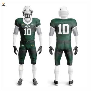 ชุดทีมฟุตบอลอเมริกันผ้าลายทแยงชุดฝึกซ้อมพิมพ์ซับลิเมชันสำหรับเยาวชนออกแบบได้ตามต้องการ - Product Image 4