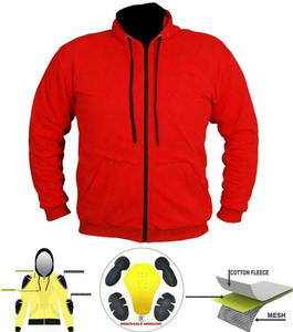 Sweat à capuche de moto de qualité supérieure, imperméable, coupe-vent, en polaire, certifié CE, pour les motards de rue, vêtements de sport de course blindés - Product Image 4