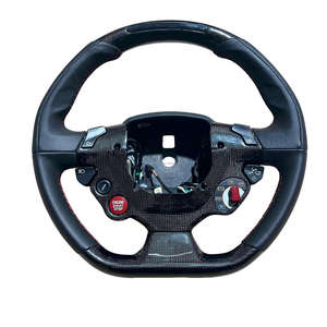 พวงมาลัยคาร์บอนไฟเบอร์คุณภาพสูงสำหรับ Ferrari 458 ปี 2013-2016 พร้อมวัสดุหนัง - Product Image 1