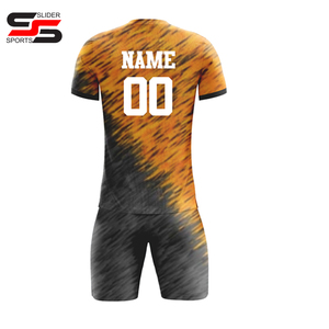 Versión del jugador, camisetas de fútbol personalizadas, ropa de fútbol para hombre, conjunto de 2 piezas, tela Jacquard transpirable, conjunto completo para jóvenes, kits de uniformes de fútbol - Product Image 4