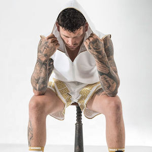 Pantalones Cortos de Boxeo de Poliéster Premium Suaves y Elásticos para MMA, Kick Boxing, Muay Thai - Color y Logotipo Personalizables - Product Image 6