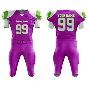 Uniformes de football américain de la plus haute qualité pour les vêtements d'entraînement Uniforme de maillot et de short de football américain cousus de haute qualité - Product Image 1