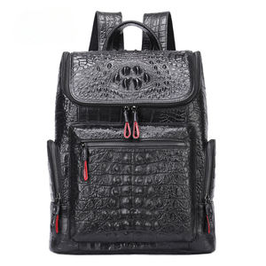 Couleurs personnalisées Vintage Outdoor Travel Business Sac à dos en cuir Sac à dos décontracté durable confortable grande capacité étanche - Product Image 3