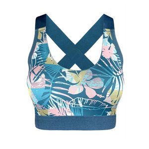 บราวิ่งออกกำลังกายในยิมแห้งเร็วพร้อมสายรัดสปอร์ตบราสำหรับเล่นโยคะฟิตเนสระบายอากาศได้ป้องกันการกระแทกยืดได้ไซส์ใหญ่พิเศษสไตล์เรียบง่าย - Product Image 4