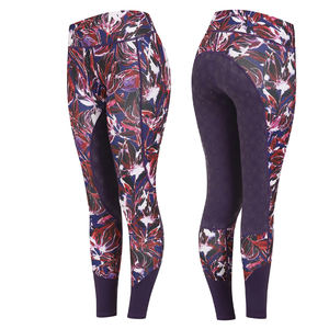 Customized High Quality Horse Riding Leggings Jodhpur's Women's Riding Breeches <b>Waistband</b> Equestrian Compression Sports Wear - Product Image 1