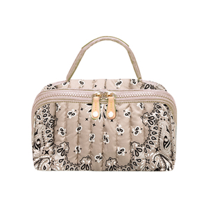 Bolsa de Cosméticos de Lona de Algodón para <span class=keywords><strong>Mujer</strong></span>, Mini Bolsa de Maquillaje de Viaje, Bolsa de Aseo - Product Image 3