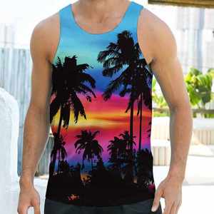 Men's Comfortable Breathable Knitted Tank Top Polyester/Cotton Quick Dry Wholesale Price - Product Image 5