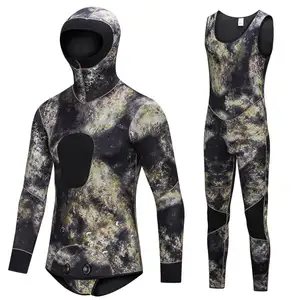 Wholesale Custom Men's high quality sleeveless neoprene 2mm 3mm 5mm 7mmsuper stretchy long john diving wetsuit