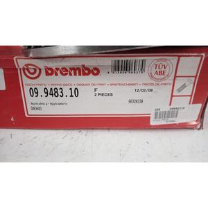 Paire de disques de frein avant DAEWOO Nubira Série (97>03) 09.9483.10 Essence - - Product Image 4