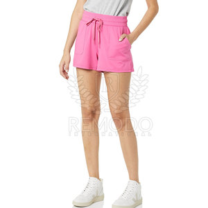 Pantalones cortos informales de mujer con diseño personalizado hecho en fábrica, cómodos pantalones cortos de moda para mujer - Product Image 3