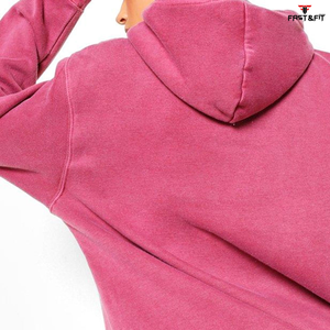 Produit très demandé sweats à capuche respirants anti-rides pour femme sweat à capuche délavé à l'acide pour femme à vendre - Product Image 5