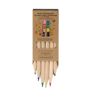 Set di Matite Colorate Personalizzate Nelida, Gadget su Misura per l'Espressione Artistica - Product Image 2