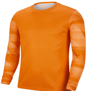 Camiseta de Fútbol de Manga Larga con Cuello Redondo para Hombre, Color Verde Neón, 100% Poliéster, Absorbe la Humedad, Ajustada, Ropa Deportiva para Todas las Temporadas - Product Image 6