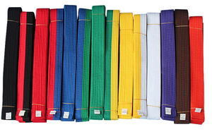 เข็มขัดศิลปะการต่อสู้แบบกำหนดสีได้สำหรับเทควันโดและคาราเต้ พร้อมปักลาย อุปกรณ์เทควันโดคาราเต้ขายส่ง - Product Image 6