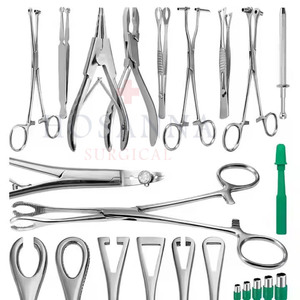 Best Selling 7-Piece Stainless Steel Manual Body <b>Piercing</b> Instruments <b>Kit</b> Pennington Sponge Forceps Skin Jewelry Set - Product Image 2