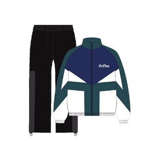 Ensemble coupe-vent respirant unisexe, veste et pantalon légers et imperméables, parfaits pour le jogging, la randonnée et les sports - Product Image 5