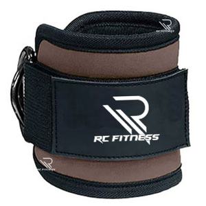 สายรัดข้อเท้าสำหรับเครื่องออกกำลังกายแบบเคเบิล ยกน้ำหนัก ฟิตเนส ออกกำลังกาย ห่วงรูปตัว D สองวง บุด้วยนีโอพรีน ระบายอากาศได้ดี ปรับขนาดได้ - Product Image 1