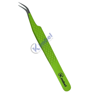 Hot Sale New Design Volume <b>Lash</b> Tweezers Stainless Steel Fiber Tip Precision 120mm for Manicure with Private Label - Product Image 4