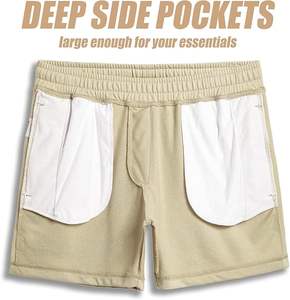 Breathable Cotton <b>Shorts</b> <b>for</b> <b>Men</b> - Comfortable, Soft, Ideal <b>for</b> Running, Sports, Beach, <b>Lounge</b> & Gym, Wholesale Supply - Product Image 4