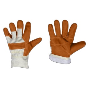 ถุงมือกันสั่นสะเทือน ป้องกันสารเคมี คุณภาพสูง ได้รับมาตรฐาน CE สำหรับงานก่อสร้างจากแคนาดา ผลิตจากหนังแกะเกรดพรีเมียม หนา 11 ออนซ์ พร้อมปลอกแขนนิรภัย - Product Image 2