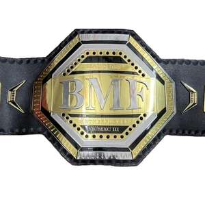 Ceinture de lutte personnalisée en or massif pour le championnat du monde des poids lourds - Confortable et imperméable, unisexe, haute qualité Ronpex - Product Image 1