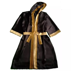 Batas de boxeo 2025 Fighting Body Building Venta superior Material fresco Diseña tu propio vestido de boxeo de Venta caliente - Product Image 4