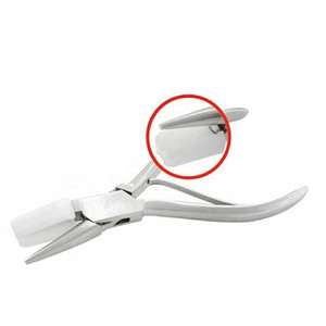 Nylon Jaw Flat & Round Nose Pliers Jewelry Tool Pliers Smooth <b>WIRE</b> <b>Stripper</b> Stainless Steel Optical Optician Tools Plier - Product Image 5