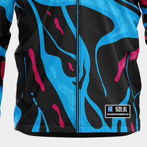 Chaqueta cortavientos transpirable impermeable con soporte de lona de impresión personalizada de calidad profesional recién llegado Etiqueta Privada invierno - Product Image 5