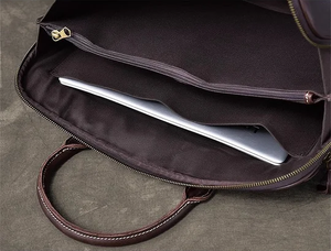 Người đàn ông của da túi xách kinh doanh Du lịch Cặp 15 inch máy tính túi văn phòng máy tính xách tay túi công suất lớn da máy tính xách tay túi - Product Image 3