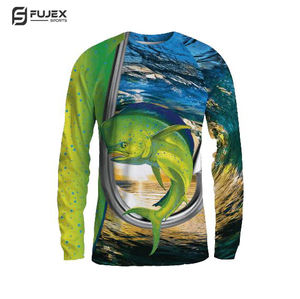 Chemises de pêche à manches longues fabriquées à la main sur mesure de qualité supérieure imperméables à séchage rapide grande taille respirant-créez - Product Image 3