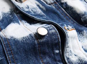 Vestes en jean pour hommes Vestes en jean pour hommes Manches longues 2 poches avant Vestes en jean pour hommes Vestes respirantes de haute qualité avec logo personnalisé Couleurs - Product Image 3