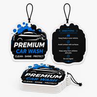 Désodorisant de voiture en papier personnalisé en gros avec logo, cadeau promotionnel pour les stations de lavage et les ateliers de réparation automobile