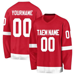 Prix d'usine Tenzo Intl 2026 Maillot de hockey sur glace personnalisé de haute qualité, logo personnalisé, respirant, séchage rapide - Product Image 5