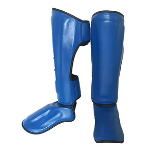 Bas prix fabriqué en usine vêtements de boxe protège-tibias en cuir de qualité supérieure 2025 dernière conception protège-tibias en cuir - Product Image 6