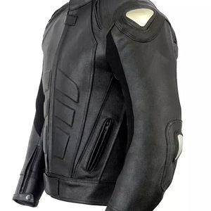 Chaqueta de cuero para motocicleta, ropa deportiva duradera y elegante, a prueba de viento, impermeable, transpirable, chaqueta de invierno para hombres y mujeres, cuero genuino - Product Image 5