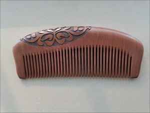 Peine de Masaje de Madera Natural Hecho a Mano, Antiestático, de Dientes Anchos, Herramienta de Masaje para el Cuero Cabelludo para el Cuidado del Cabello Saludable - Product Image 3