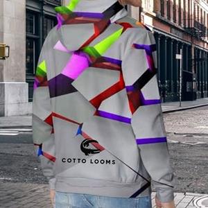 Streetwear hombres sudaderas con capucha de color sólido transpirable nueva llegada pulóver moda polar algodón mezclado calidad premium gran oferta - Product Image 4