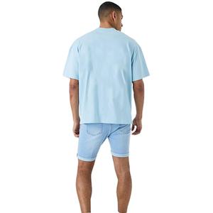 Distressed Custom Plain Cotton Stretchable Material Fashion Wear <b>Slim</b> <b>Fit</b> High Quality Jeans Wholesale <b>Men's</b> <b>Short</b> - Product Image 3