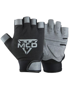 PU <b>Fingerless</b> Gym <b>Gloves</b> for Weight Lifting and Bodybuilding - Product Image 5
