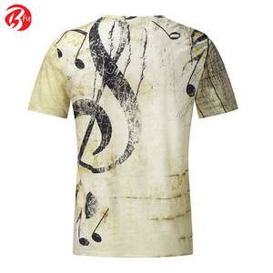 Camisetas de manga corta con estampado de sublimación, camisetas de secado rápido con diferentes diseños, camisetas de algodón 100% para hombres - Product Image 2