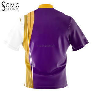 เสื้อเจอร์ซีย์สำหรับผู้ชายเสื้อคอตตอนผ้าโพลีเอสเตอร์แห้งเร็วออกแบบได้ตามต้องการพิมพ์ลายซับลิเมชัน - Product Image 6