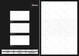 Azulejos cerámicos modernos de 300x600 mm para pared de baño y cocina, con acabado brillante o mate, efecto azúcar tallado, diseño de pared interior de lujo. - Product Image 5