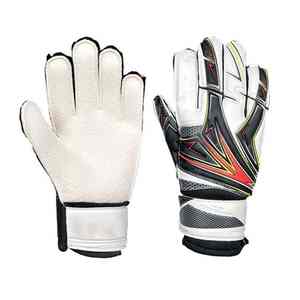 Gants de gardien de but de football en cuir de qualité supérieure, personnalisables avec logo, antidérapants, résistants à l'usure, respirants - Product Image 1