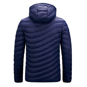 La mejor chaqueta acolchada Premium para hombre, tela de lona personalizada, soporte ligero con capucha, diseño superior, estilo callejero, ropa de calle de invierno - Product Image 2