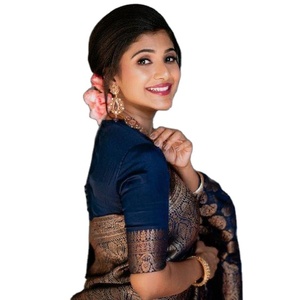 Robe élégante en soie pour adultes Dernier créateur Rich Pallu Jacquard Work Saree Style pakistanais Salwar Kameez pour les occasions spéciales - Product Image 1
